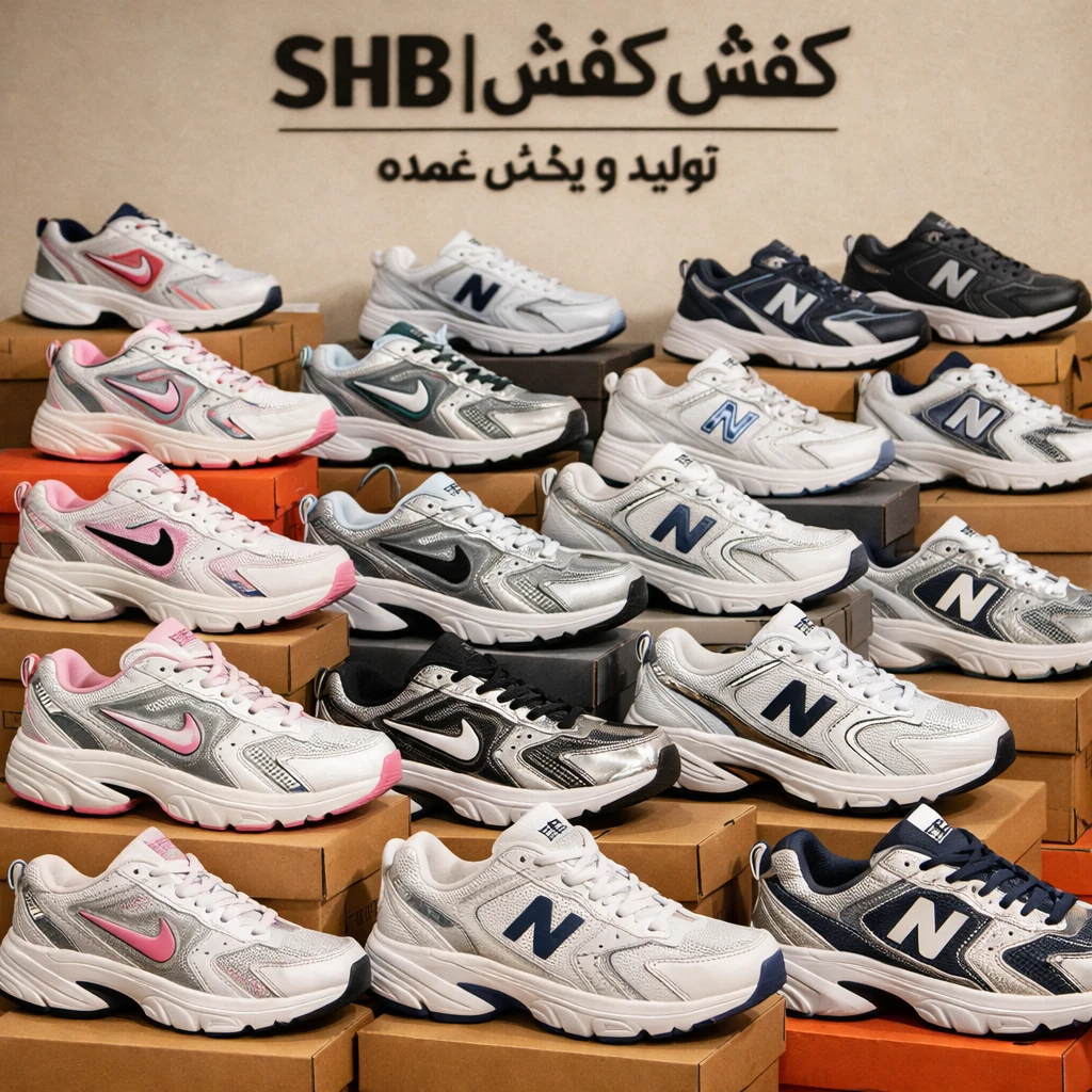 مرکز خرید عمده کتونی تهران | تولید و پخش مستقیم کفش بهینه